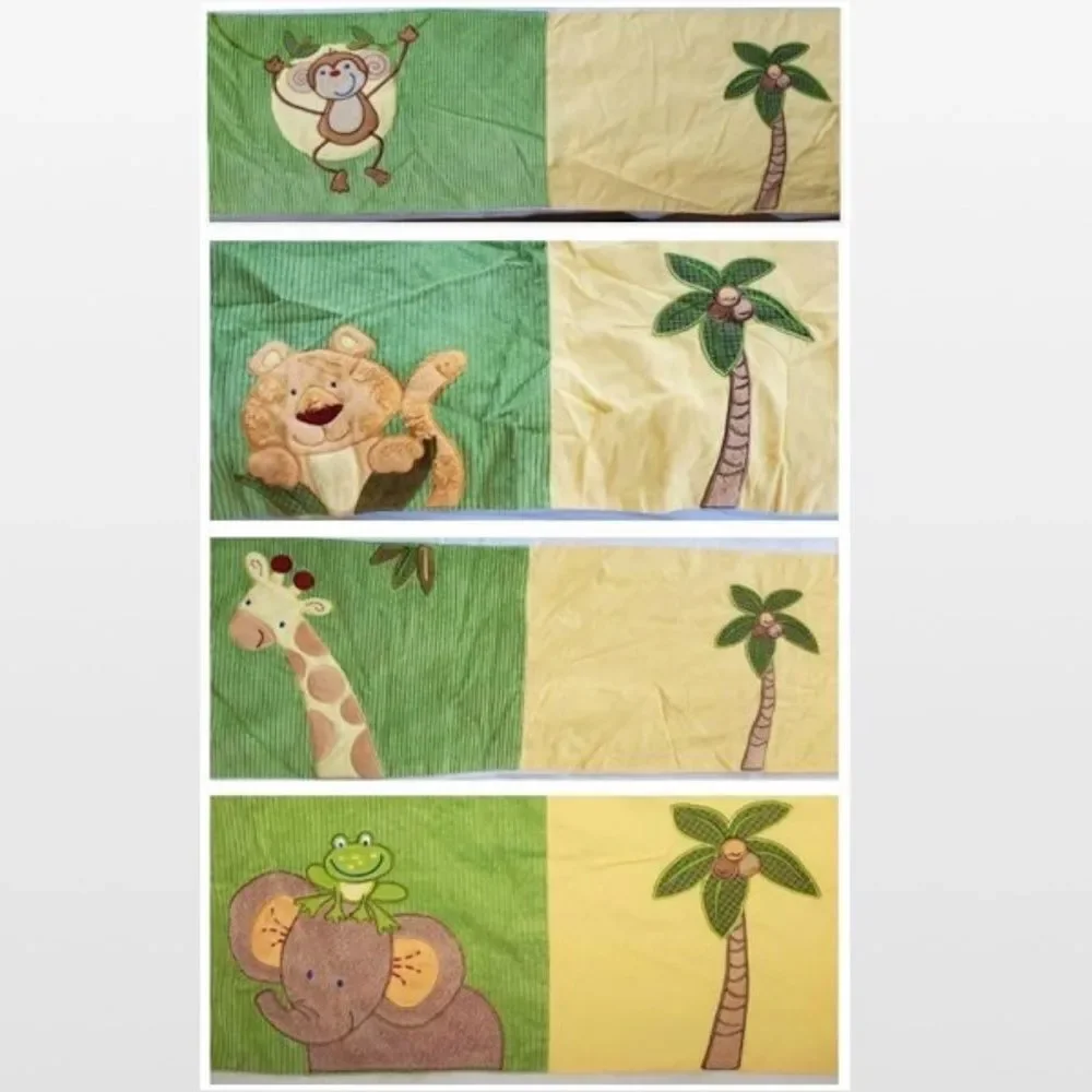 Vintage Nojo Nursery Décor Baby Animals Jungle Zoo Set Unisex